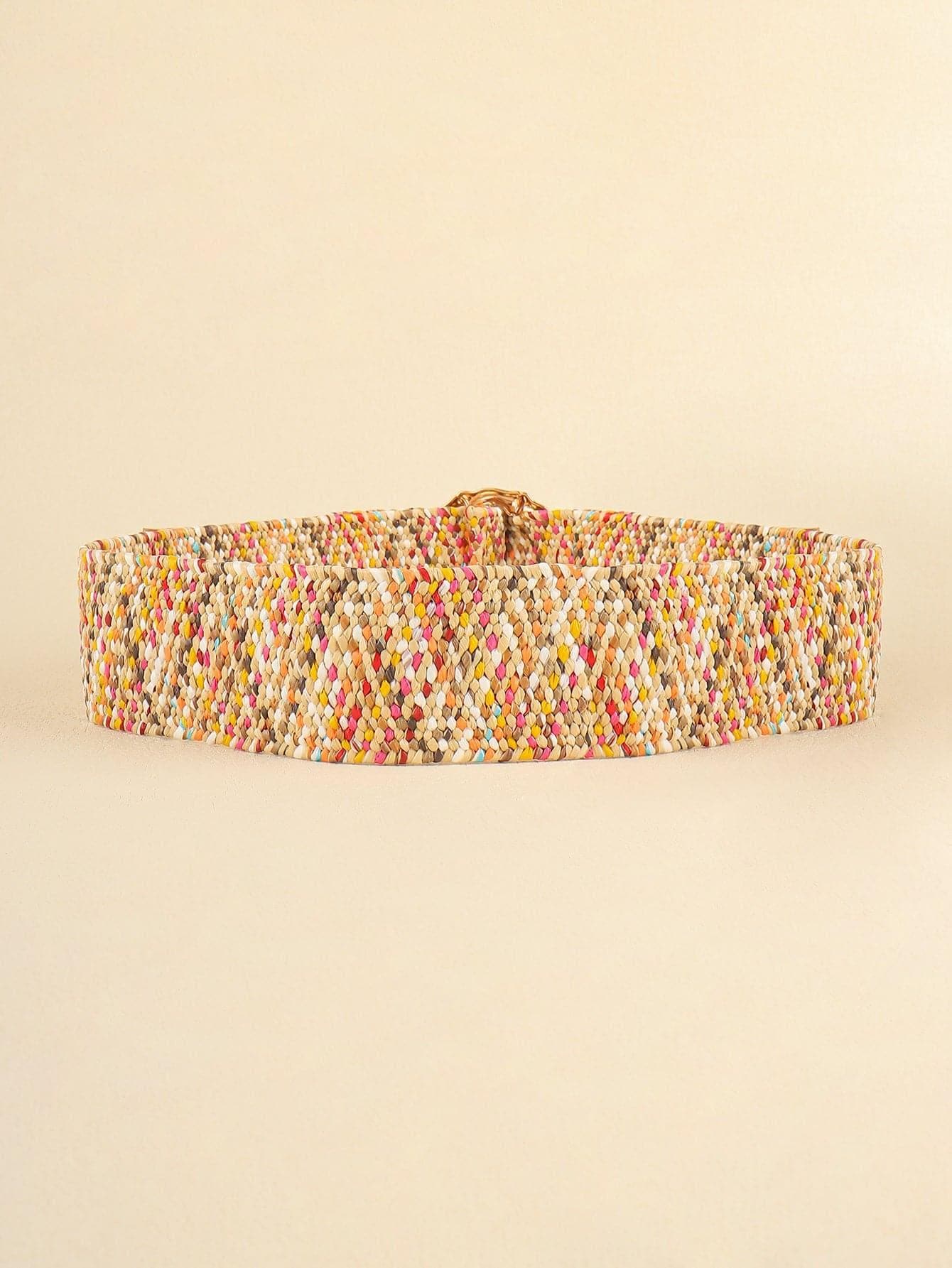Multicolored Wide Belt - SwagglyLife Home & Fashion