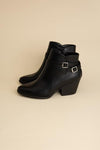 Nadine Ankle Buckle Boots, 2 Colors - SwagglyLife Home & Fashion