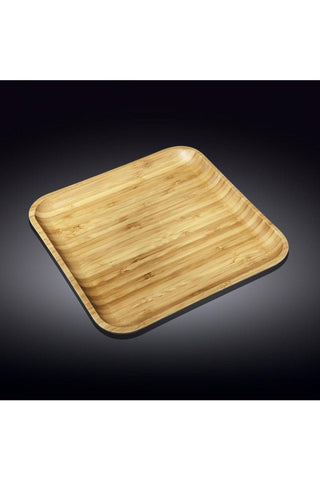 Natural Bamboo Platter 14 x 14 in - SwagglyLife Home & Fashion