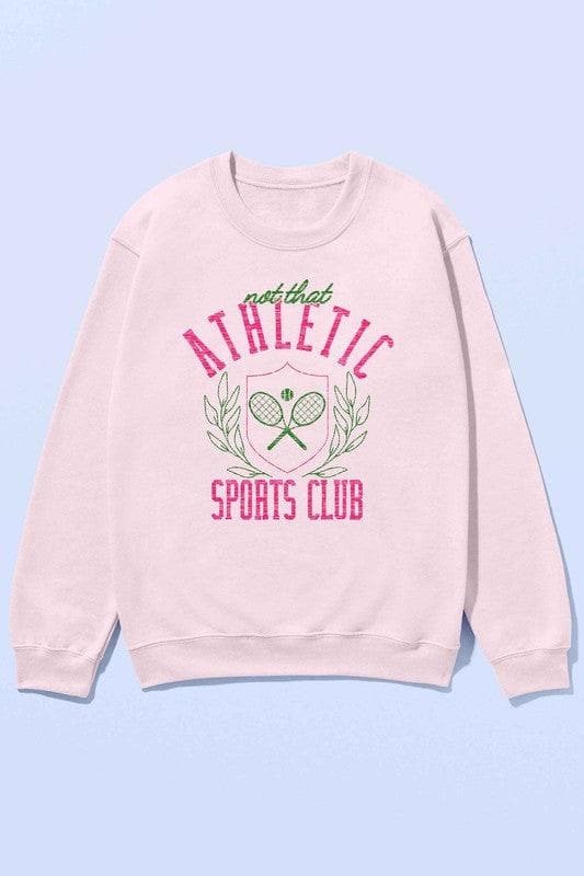 NOT THAT ATHLETIC CLUB Oversized Sweatshirt - SwagglyLife Home & Fashion