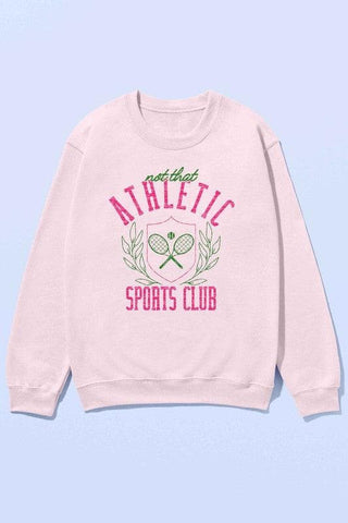 NOT THAT ATHLETIC CLUB Oversized Sweatshirt - SwagglyLife Home & Fashion