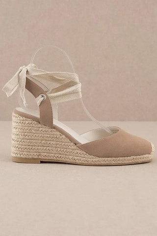 Oasis Society Alondra Espadrille Lace Up Wedge - SwagglyLife Home & Fashion