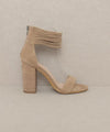 OASIS SOCIETY Blake - Strappy Ankle Wrapped Heel - SwagglyLife Home & Fashion