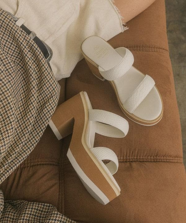 OASIS SOCIETY Daphne - Chunky Heeled Sandal - SwagglyLife Home & Fashion