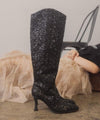 OASIS SOCIETY Jewel - Knee High Sequin Boots - SwagglyLife Home & Fashion