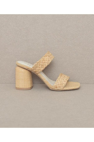 OASIS SOCIETY Kayla - Raffia Sandal Heel - SwagglyLife Home & Fashion