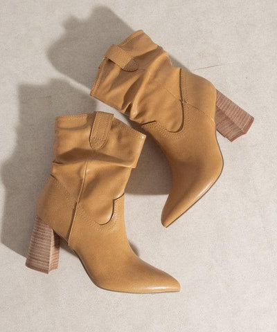 OASIS SOCIETY Mavis - Western Style Bootie - SwagglyLife Home & Fashion