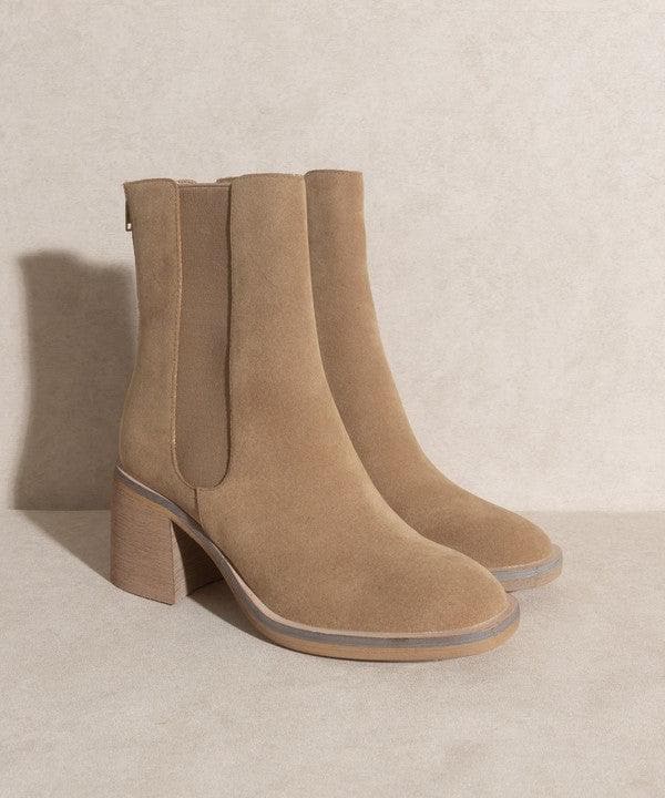 Oasis Society Olivia - Chelsea Heel Boots - SwagglyLife Home & Fashion