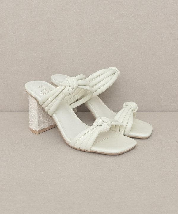 Oasis Society Raquel - Strappy Knot Heel - SwagglyLife Home & Fashion