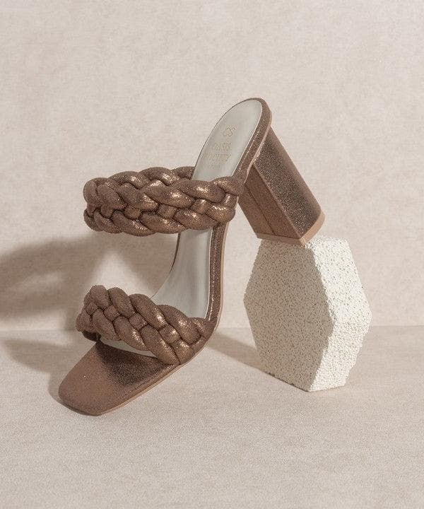 OASIS SOCIETY Savannah - Metallic Heel, 2 Colors - SwagglyLife Home & Fashion