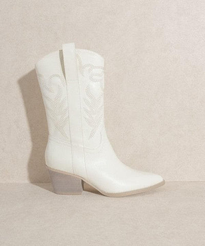 Oasis Society Sephira - Oasis Society Embroidered Short Boot, 2 Colors - SwagglyLife Home & Fashion