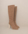 OASIS SOCIETY Shiloh - Knee High Block Heel Boots - SwagglyLife Home & Fashion