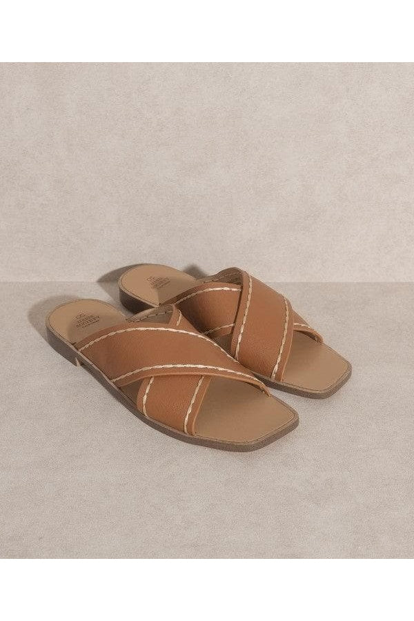 OASIS SOCIETY Stella - Criss Cross Sandal - SwagglyLife Home & Fashion