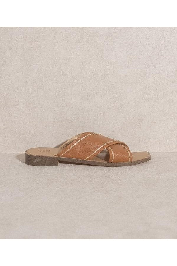 OASIS SOCIETY Stella - Criss Cross Sandal - SwagglyLife Home & Fashion