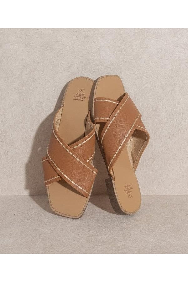 OASIS SOCIETY Stella - Criss Cross Sandal - SwagglyLife Home & Fashion