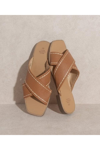 OASIS SOCIETY Stella - Criss Cross Sandal - SwagglyLife Home & Fashion