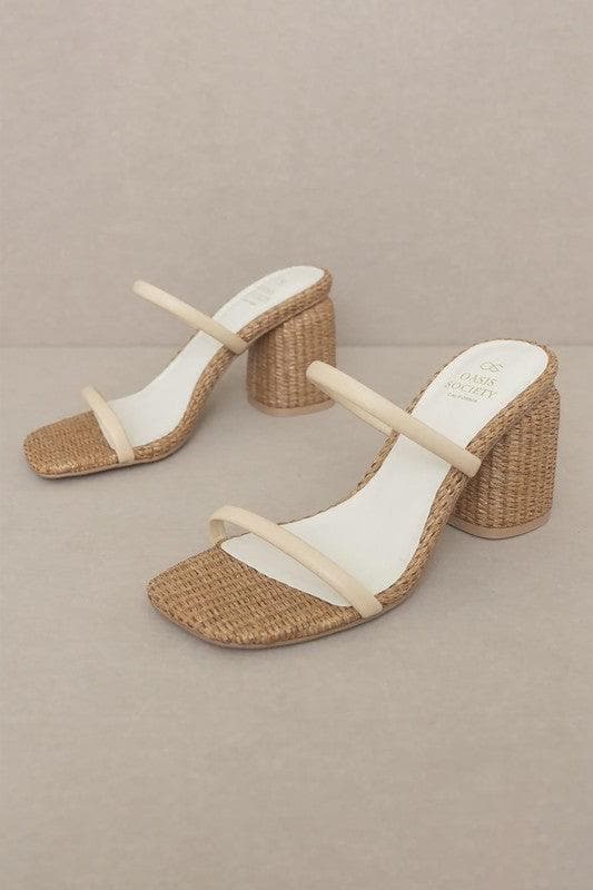 Oasis Society The Margaret Raffia Heel - SwagglyLife Home & Fashion