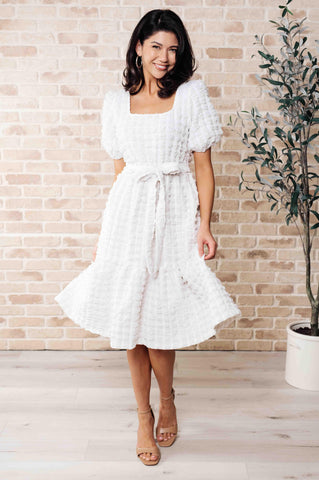 On Cloud Nine Bubble Midi Dress - SwagglyLife Home & Fashion