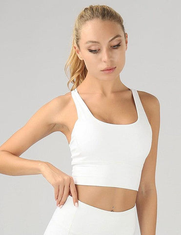 OTOS Active Strappy Back Active Crop Top - SwagglyLife Home & Fashion