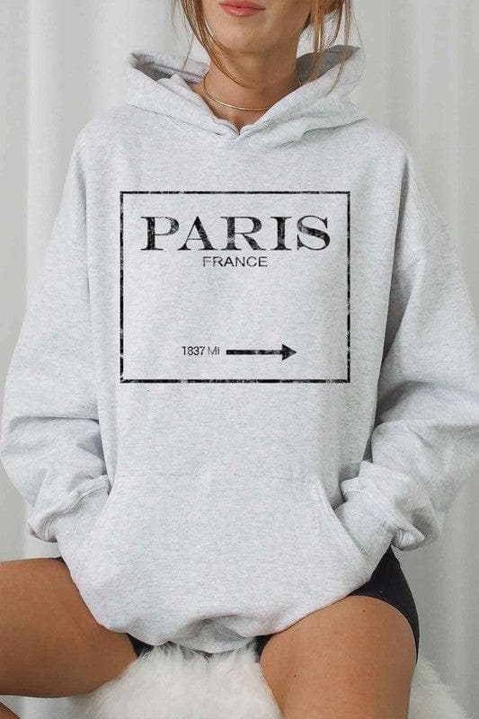 PARIS FRANCE Hoodie PLUS - SwagglyLife Home & Fashion