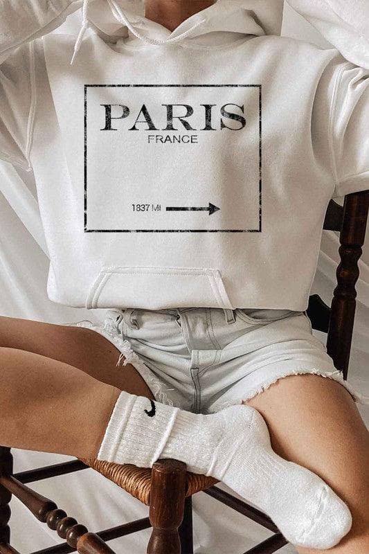 PARIS FRANCE Hoodie PLUS - SwagglyLife Home & Fashion