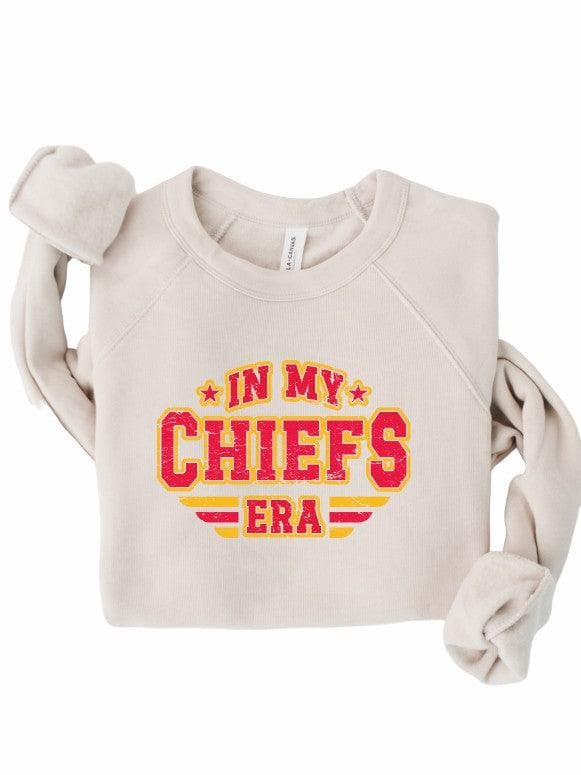 PLUS In My Chiefs Era Premium Bella Canvas Sweatshirt - SwagglyLife Home & Fashion