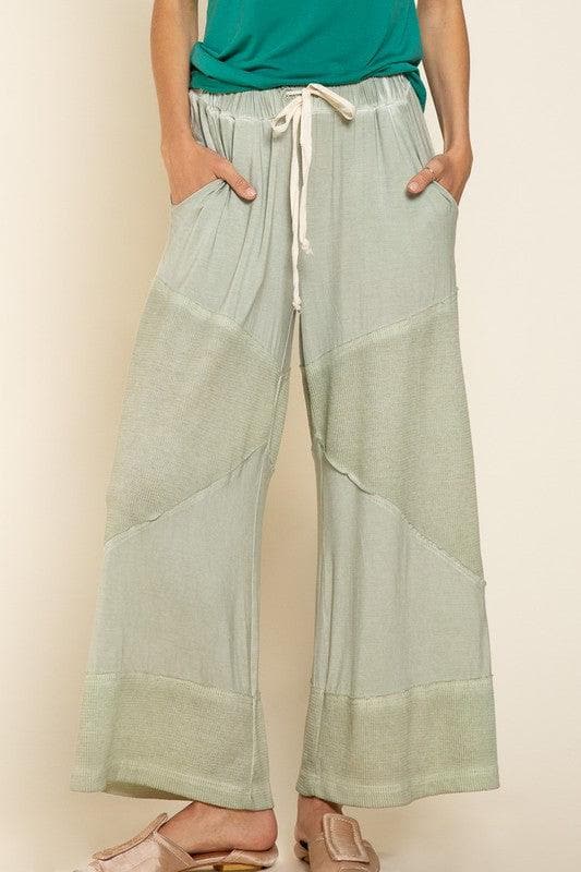 POL Loose Knit Culotte Pants - SwagglyLife Home & Fashion