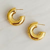 Polished Hollow Daily Hoop Earrings - SwagglyLife Home & Fashion