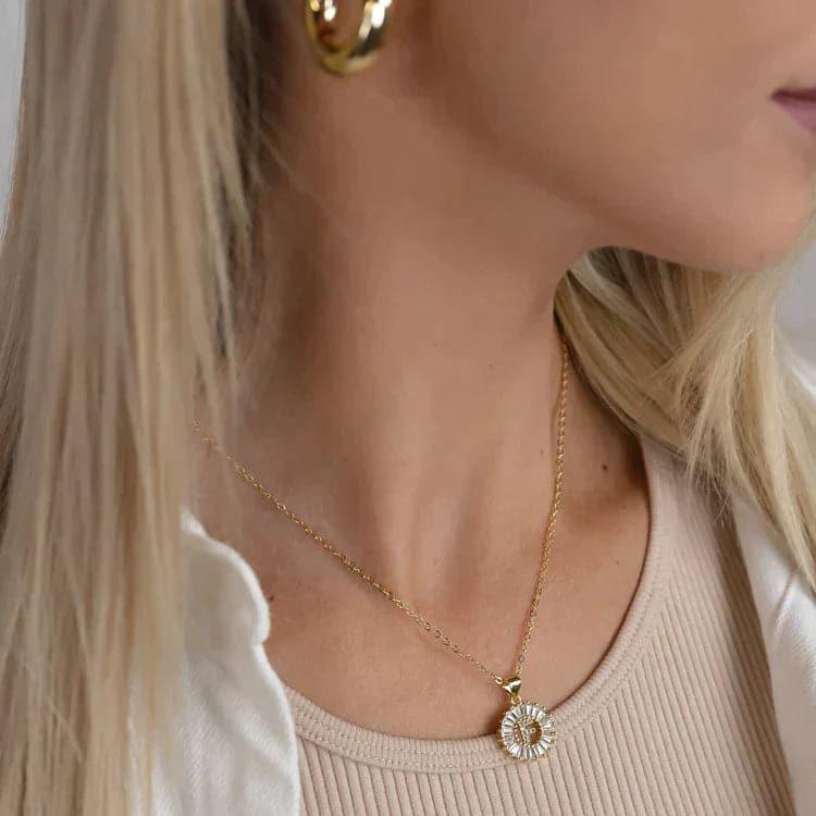 PREORDER: Mini Radiant Initial Necklace - SwagglyLife Home & Fashion