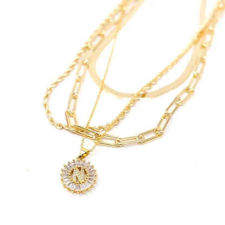 PREORDER: Mini Radiant Initial Necklace - SwagglyLife Home & Fashion