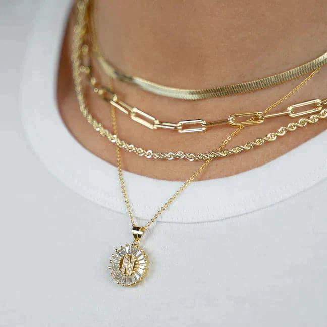 PREORDER: Mini Radiant Initial Necklace - SwagglyLife Home & Fashion