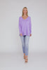 ZENANA Garment Dyed Front Seam Sweater