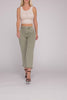 ZENANA  Acid Washed High Waist Frayed Hem Straight Pants