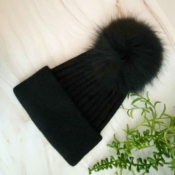 Pure Angora Genuine Fur Luxe Beanie - SwagglyLife Home & Fashion