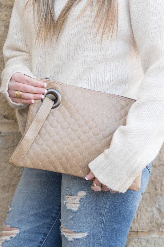 Quilted Wristlet Clutch - SwagglyLife Home & Fashion