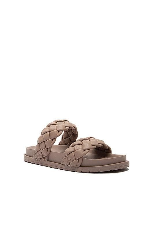 Qupid ALBINA Braided Slide Sandal, Multiple Colors - SwagglyLife Home & Fashion