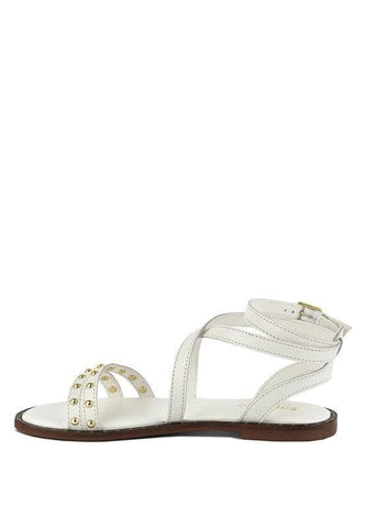 CORRIANE Studs Embellishment Strappy Sandals - SwagglyLife Home & Fashion