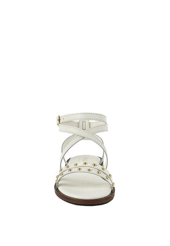 CORRIANE Studs Embellishment Strappy Sandals - SwagglyLife Home & Fashion