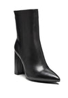 RAG & CO. MARGEN Ankle-High Pointed Toe Block Heeled Boot, 2 Colors - SwagglyLife Home & Fashion