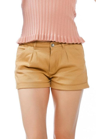 RAG CO Pleated Flap Pocket Shorts - SwagglyLife Home & Fashion