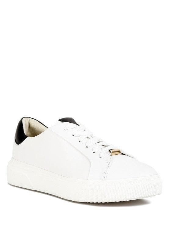 Rag Co Schick Lace Up Leather Sneakers - SwagglyLife Home & Fashion