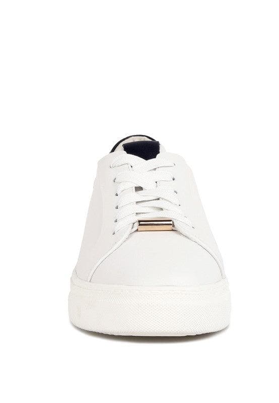 Rag Co Schick Lace Up Leather Sneakers - SwagglyLife Home & Fashion