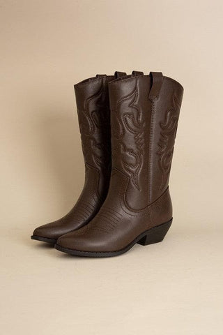 Rerun Western Boots - SwagglyLife Home & Fashion