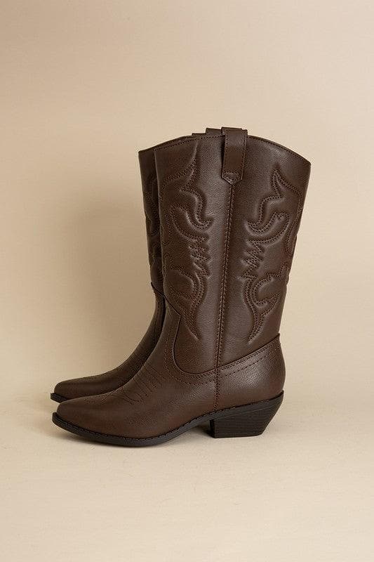 Rerun Western Boots - SwagglyLife Home & Fashion