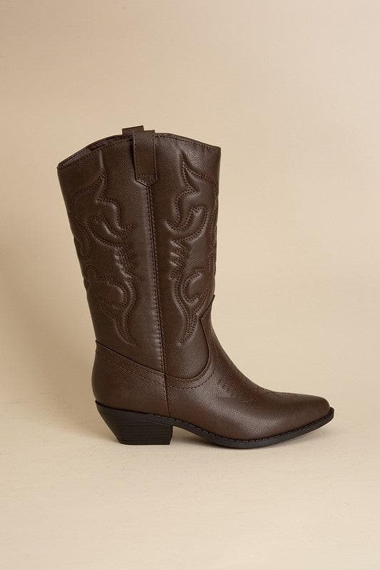 Rerun Western Boots - SwagglyLife Home & Fashion