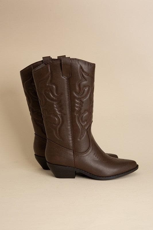 Rerun Western Boots - SwagglyLife Home & Fashion