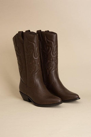 Rerun Western Boots - SwagglyLife Home & Fashion