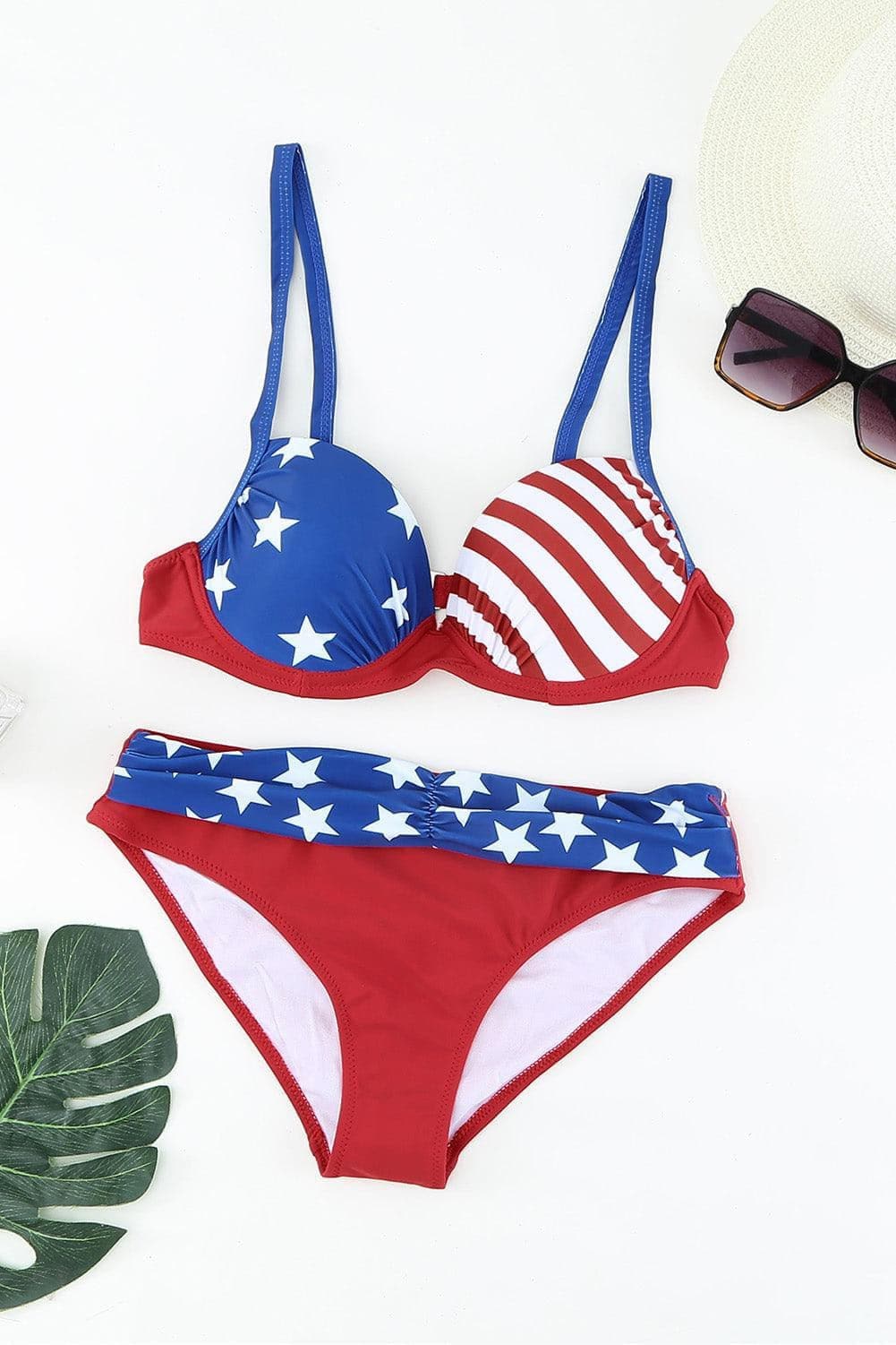 Ruched Bikini Set - SwagglyLife Home & Fashion