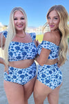 Samoa Floral High Waisted Swim Bottoms - SwagglyLife Home & Fashion