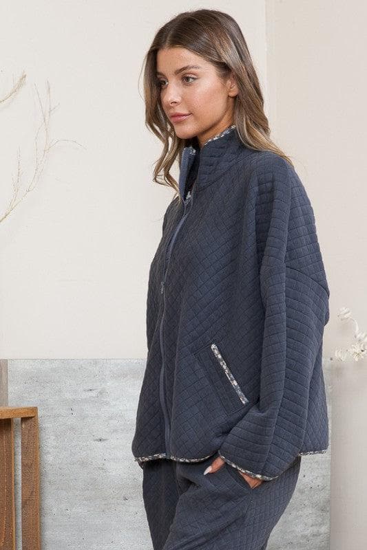 Sandra Quilt Jacket with Pockets - SwagglyLife Home & Fashion
